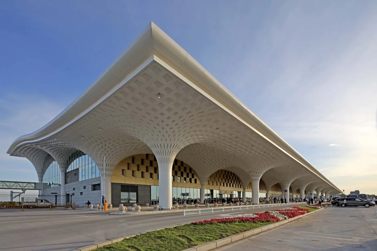 Inner Mongolia Hailar Airport real scene Inner Mongolia Hailar Airport real scene