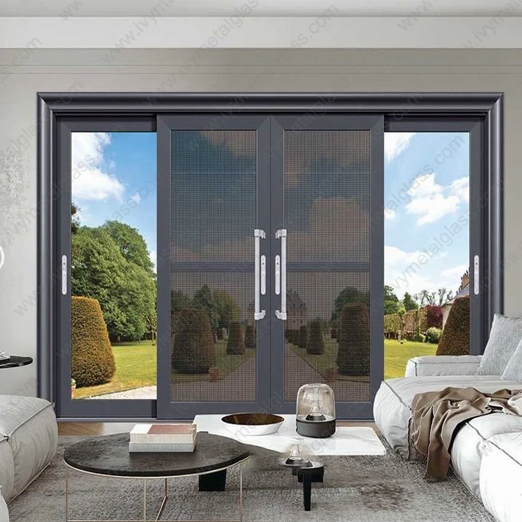 Aluminum Frame Glass Sliding Door