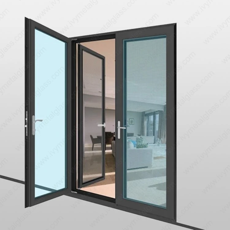 Aluminum Swing Door with Mesh