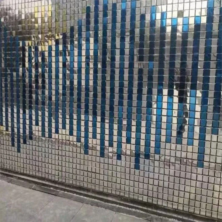 Stainless steel panel curtain walls Stainless steel panel curtain walls