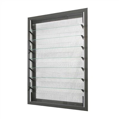 Aluminium Louvers with Glass