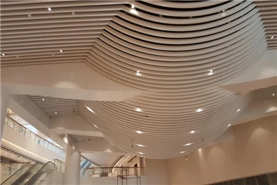 Aluminum Perforated Strip Ceiling Panel 3.0mm Solid Panels